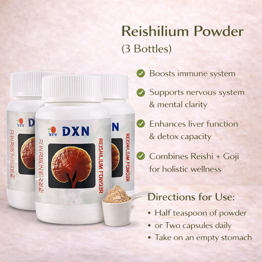 Reishilium Powder (3 Bottles)